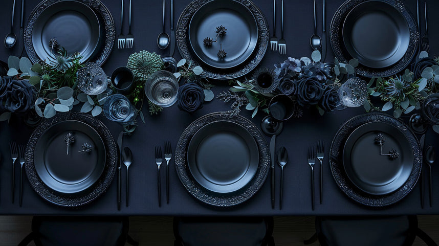 20 Elegant Black Table Setting Ideas for Every Occasion