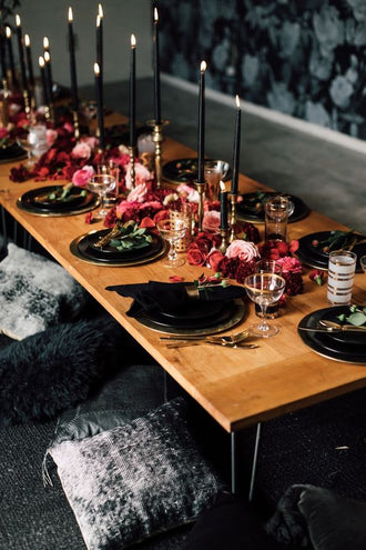 Stay on Trend with TableclothsFactory: Three Jewel-Toned Tablescapes to Trigger Your Creativity