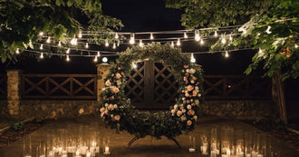 Craft Your Dream Day: Unique Winter Wedding Backdrop Inspirations