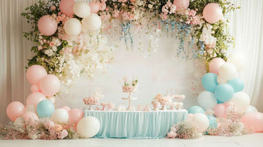 baby shower backdrop