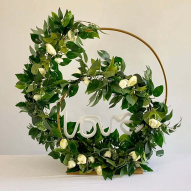 Blossom Brilliance: Mastering the Double Hoop Flower Stand Decor