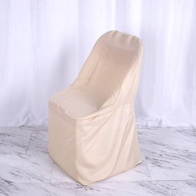 Beige chair cover