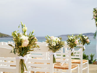 How Do You Attach Flowers To Aisle Chairs?