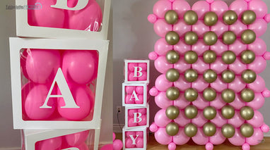 Designing Eye-Catching Balloon Walls and Baby Shower Boxes