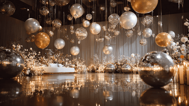 Installed Floating Ornament Decors