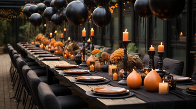 halloween table decor