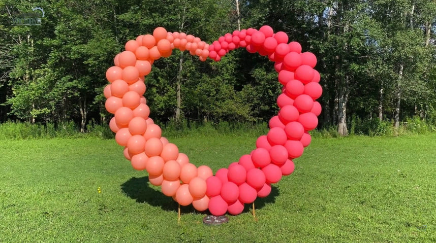 How To Create A Breathtaking Heart-Shaped Balloon Arch