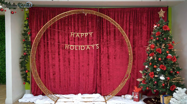 Seasonal Splendor: Creating a Stunning Holiday Ornament Backdrop