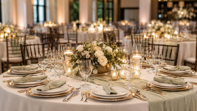 Setting Tables for 50, 100, 200 Guests