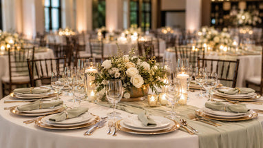Setting Tables for 50, 100, 200 Guests