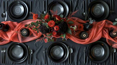 table runners modern decor