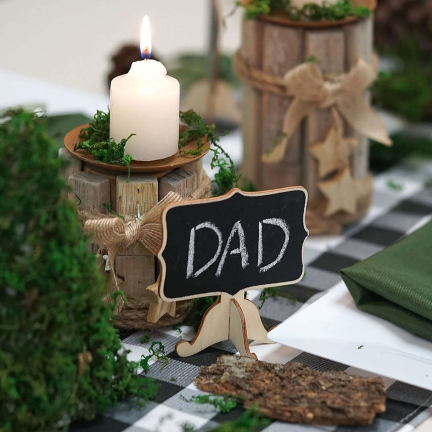 Woodland Theme Setup for Your Father