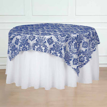 60" Taffeta & Velvet Tablecloth Overlays