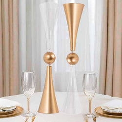 Glass & Metal Floral Vases