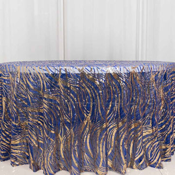 Wave Sequin Round Tablecloths