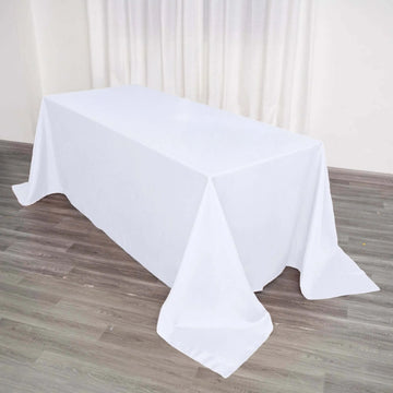 90x132" Polyester Tablecloths