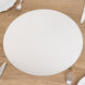 10 Pack Silver Round Acrylic Mirror Tray Centerpiece Bases, Large Circle Mirror Candle Plates