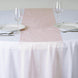 14" x 108" Blush | Rose Gold Organza Runner For Table Top Wedding Catering Party Decoration#whtbkgd