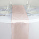 14x108inch Dusty Rose Organza Runner For Table Top Wedding Catering Party Decoration#whtbkgd