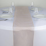 Table Runner Organza - Peach#whtbkgd