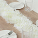 10 Pack White Artificial Wisteria Vines Flower Garlands, Hanging Silk Flowers Wedding