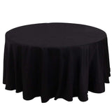 120" Black Round Chambury Casa 100% Cotton Tablecloth