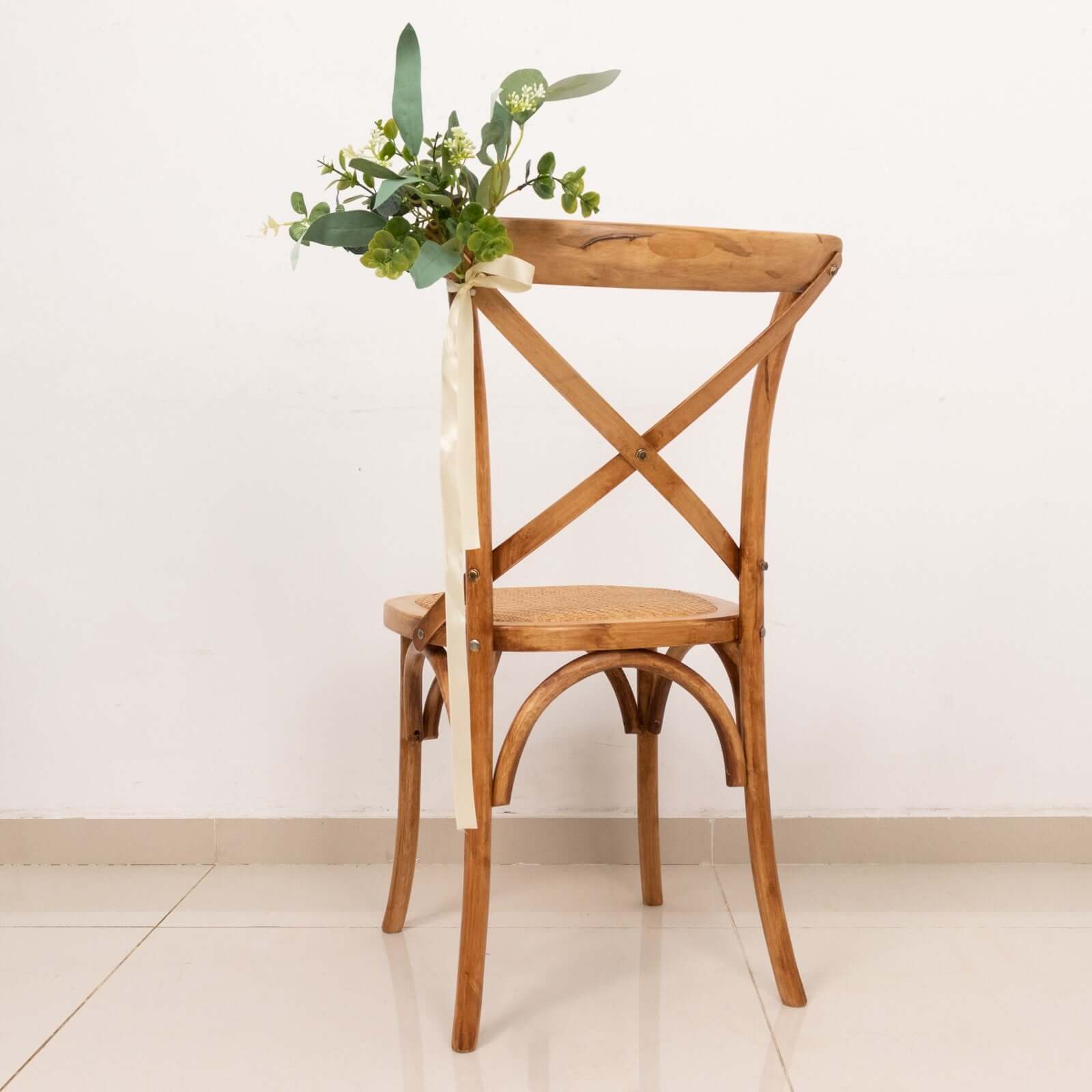 100 Yards 7/8" Ivory Single Face Decorative Satin Ribbon