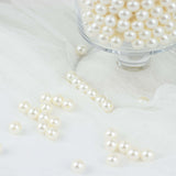 1000 Pack | 10mm Glossy Ivory Faux Craft Pearl Beads & Vase Filler