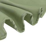 108" Dusty Sage Green Polyester Round Tablecloth