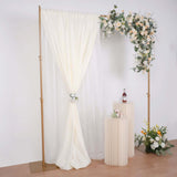 10ft Gold Metal DIY Adjustable Heavy Duty Backdrop Stand Kit, Steel Base