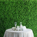 11 Sq ft. | Baby Green Boxwood Hedge Garden Wall Backdrop Mat