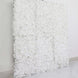 11 Sq ft. | White UV Protected Hydrangea Flower Wall Mat Backdrop - 4 Artificial Panels