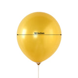 50 Pack Gold Biodegradable Balloons, Thickened Extra Strong Eco-friendly Latex Helium