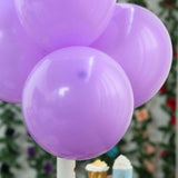 25 Pack | 12inch Matte Pastel Purple Helium or Air Latex Party Balloons