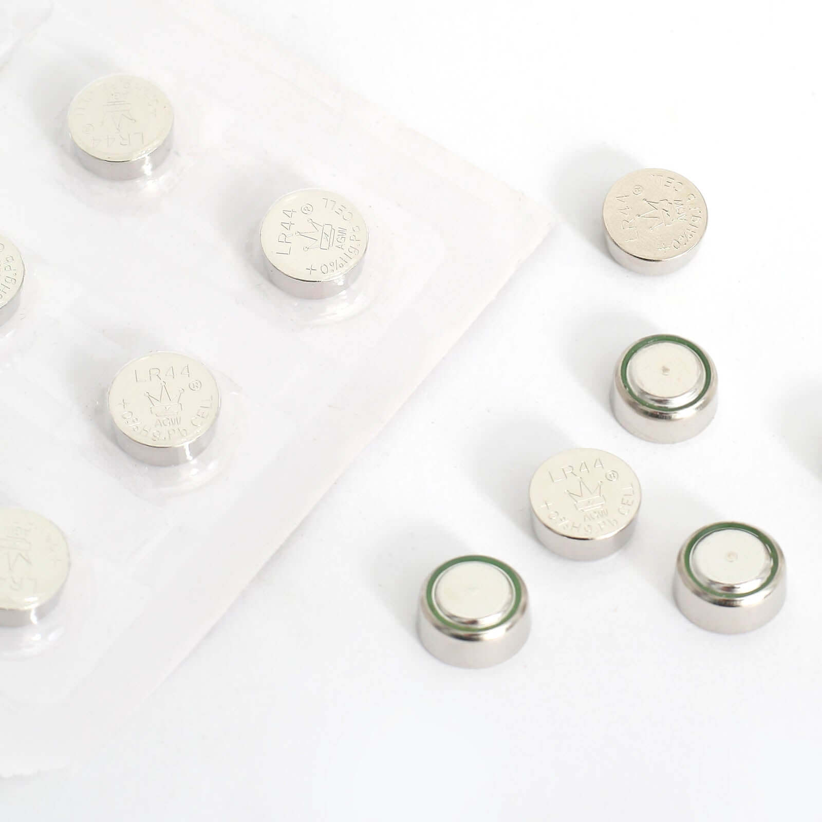 12 Pack 1.5 Volt Lithium Button Battery, LR44 Alkaline Coin Battery