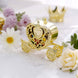 12 Pack | 4Inch Gold Heart Carriage Party Favor Gift Boxes, Candy Treat Containers