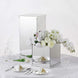 Silver Mirror Box, Pedestal Risers, Acrylic Box