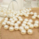 120 Pack | 20mm Glossy Ivory Faux Craft Pearl Beads & Vase Filler