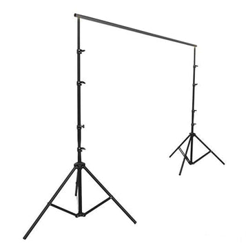 12ft Metal DIY Adjustable Heavy Duty Portable Photo Backdrop Stand Kit