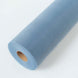 12inches x 100 Yards Dusty Blue Tulle Fabric Bolt, Sheer Fabric Spool Roll For Crafts