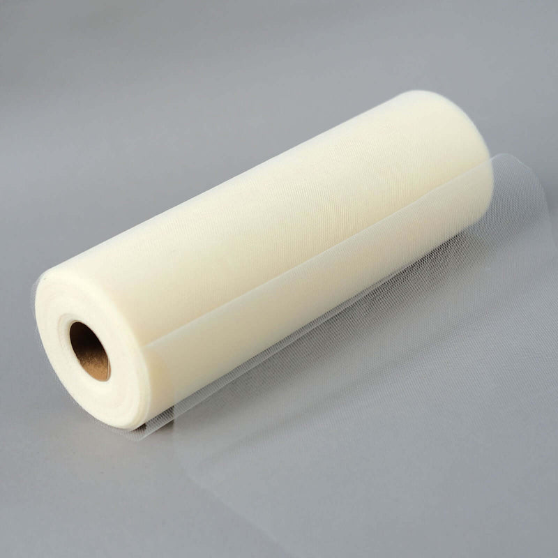Glimmer Tulle - 54-inches Wide Light Ivory By the Bolt main image 1