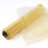 12inch x 10yd | Champagne Sheer Chiffon Fabric Bolt, DIY Voile Drapery Fabric