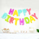 13Inch Ready-To-Use Colorful "Happy Birthday" Mylar Foil Balloon Banner