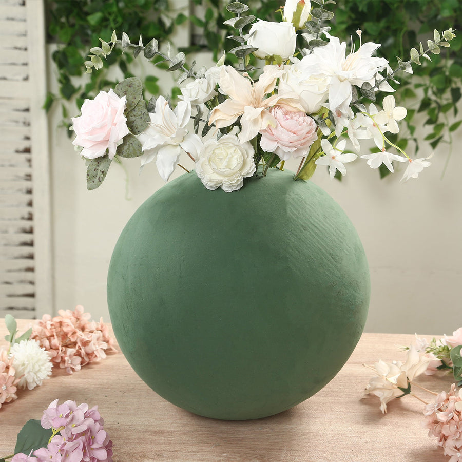 14inch Green DIY Flower Arrangements Craft Foam Ball, Smooth Floral Foam Ball