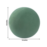 14inch Green DIY Flower Arrangements Craft Foam Ball, Smooth Floral Foam Ball