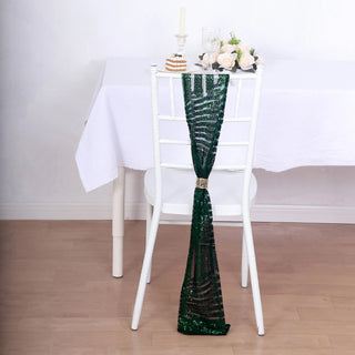 Enhance Your Event Decor with Hunter Emerald Green Chair Sashes