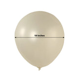 10 Pack White Biodegradable Balloons, 18" Thickened Extra Strong Eco-friendly Latex Helium