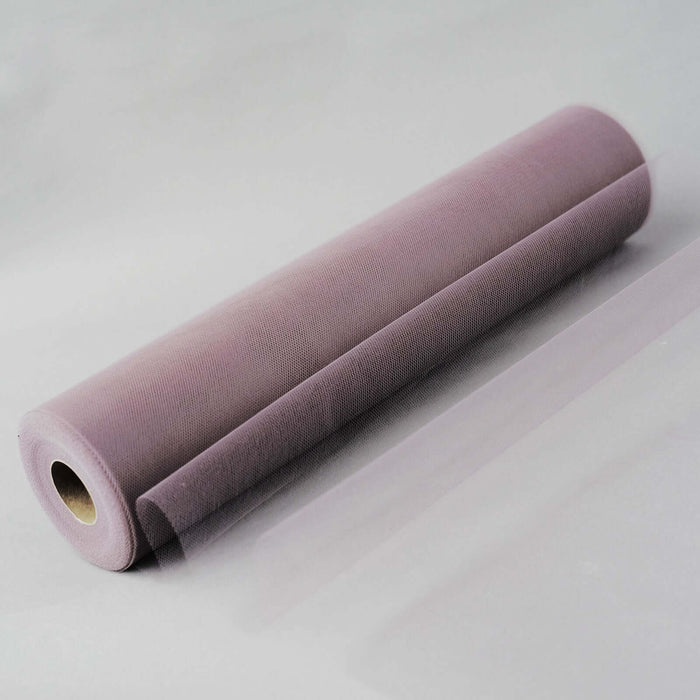 18inches x100 Yards Violet Amethyst Tulle Fabric Bolt, Sheer Fabric Spool Roll For Crafts