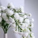 2 Bushes | 33inches White Artificial Silk Chrysanthemum Mum Flower Bouquets