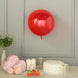 2 Pack | 18inch Shiny Red Reusable UV Protected Sphere Vinyl Balloons